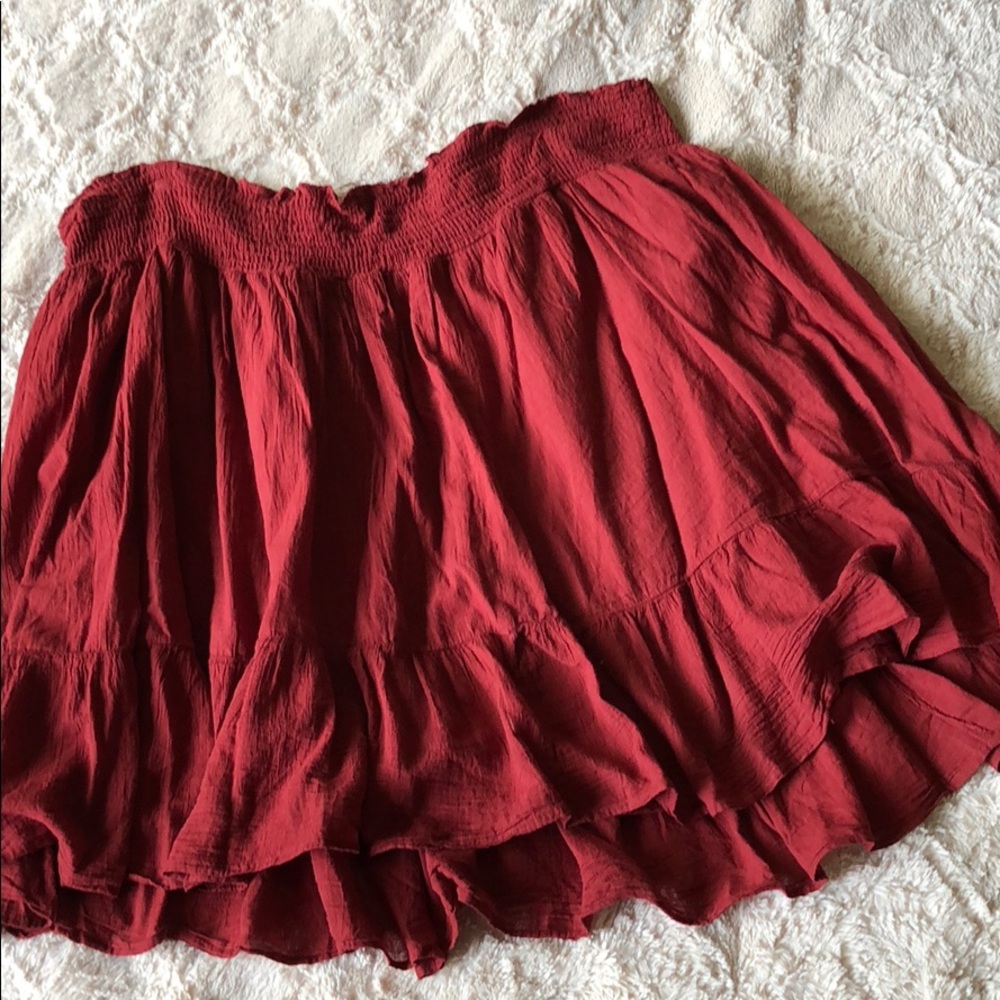 Red Mossimo skirt